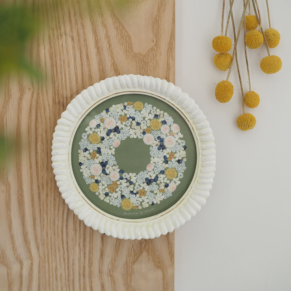 まるいフレーム〈タンポポグリーン〉